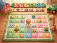 Juego Logic Farm: Animal Grid Puzzle en línea