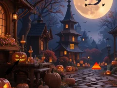 Juego Halloween Spider Web Treasure Escape en línea