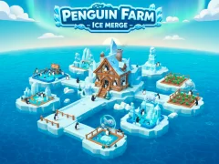 Juego Penguin Farm - Ice Merge en línea