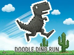 Juego Doodle Dino Run en línea