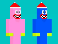 Juego Noob Huggy Kissiy en línea