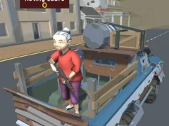 Juego Grandma with Machine Gun Apocalypsis en línea