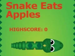 Juego Snake Eats Apples en línea