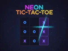 Juego Neon Tic-Tac-Toe en línea