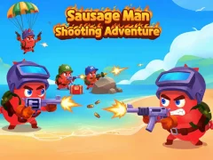 Juego Sausage Man Shooting Adventure en línea