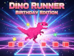 Juego Dino Runner Birthday Edition en línea