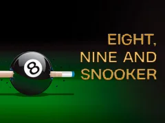 Juego Nine, eight and snooker en línea