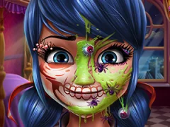Juego Dotted Girl Halloween Makeup en línea