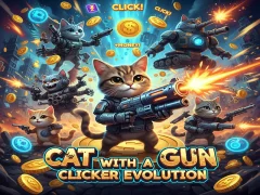 Juego Cat with a Gun Clicker Evolution en línea