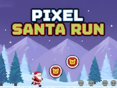 Juego Pixel Santa Run en línea