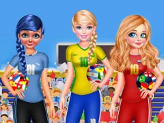 Juego BFF Princess Vote For  FIFA 2018 Quarter Finals en línea