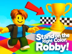 Juego Stand on the Right Color, Robby! en línea