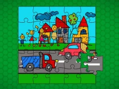 Juego Stick Family Fun Time Jigsaw en línea