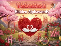 Juego Valentine's Hidden Alphawords en línea