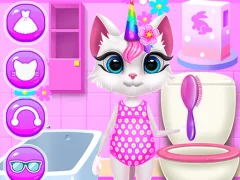 Juego Kitty Unicorn Daily Care en línea