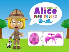 Juego World of Alice Dino Colors en línea