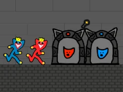 Juego Red and Blue Stickman Huggy 2 en línea