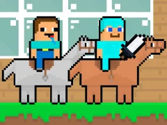 Juego Noob vs Pro HorseCraft en línea