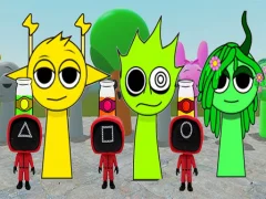 Juego Squid Sprunki Tap 2 en línea