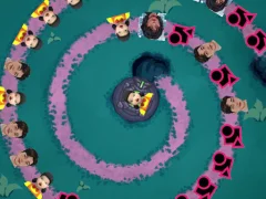 Juego Squid Game Bubble Shooter en línea