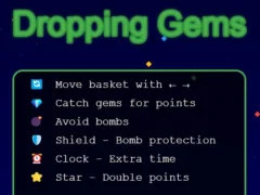 Juego Dropping Gems en línea