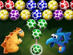 Juego Dino Eggs Bubble Shooter en línea