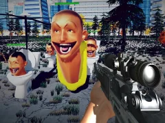 Juego Sniper Survival Skibidi Toilet en línea