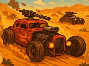 Juego Estrellas de la arena de hot rods en línea
