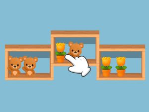 Juego Diversión clasificando los estantes en línea