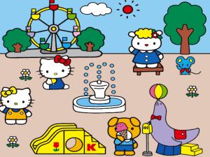 Juego Hello Kitty: Creator de escena en línea