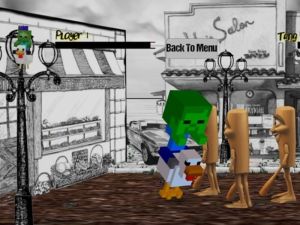 Juego Pelea de pollo jockey tung tung sahur en línea