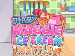 Juego Diary Maggie: gofre de helado en línea
