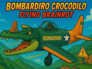 Juego Bombardiro Crocodilo Flying Brainrot en línea