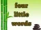 Juego Four Little Words en línea