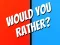 Juego Would You Rather? en línea
