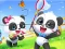 Juego Jigsaw Puzzle: Baby Panda Spring Outing en línea