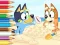 Juego Coloring Book: Bluey On The Beach en línea
