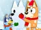 Juego Jigsaw Puzzle: Bluey Christmas Snowman en línea