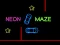 Juego Neon Car Maze en línea