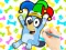 Juego Coloring Book: Clown Bluey en línea