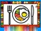 Juego Color and Decorate Dinner Plate en línea