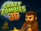 Juego Crazy Zombies 3D en línea