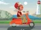 Juego City Scooter Ride Coloring en línea