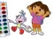 Juego Dora The Explorer Coloring Book en línea