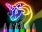 Juego Learn to Draw Glow Cartoon en línea
