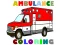 Juego Ambulance Trucks Coloring Pages en línea