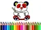 Juego Back To School: Panda Coloring en línea