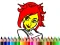 Juego Back To School: Cute Girl Coloring en línea