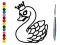 Juego Back To School: Swan Coloring Book en línea