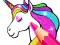 Juego Unicorn Coloring Book Glitter en línea